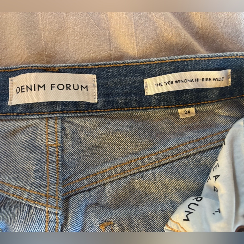 Denim Forum '90s Winona Hi-Rise Wide Jeans